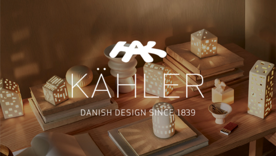 คอลเลกชันของตกแต่งเซรามิกจาก Kähler เดนมาร์ก