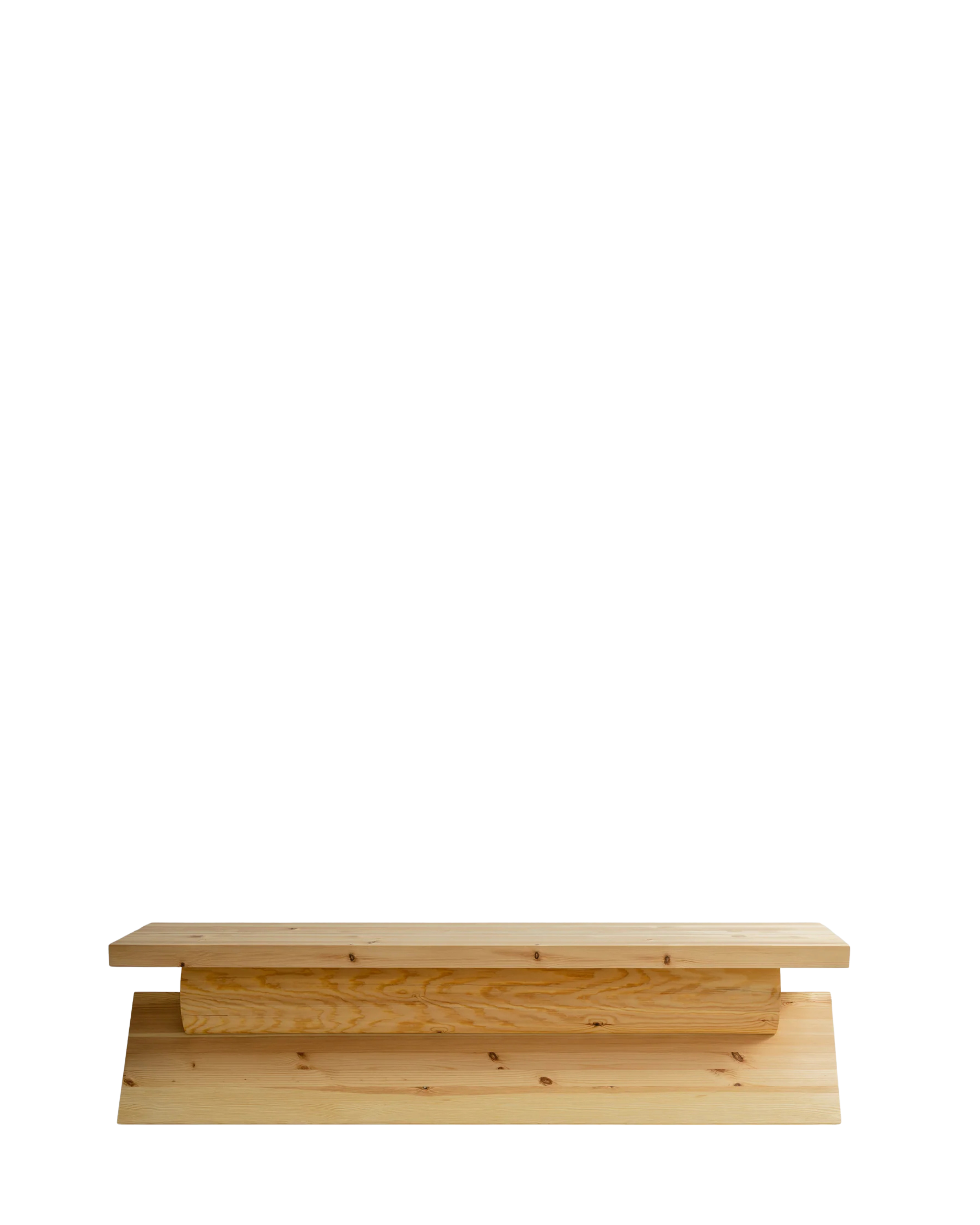 Vaarnii 006 AA Bench ม้านั่งไม้ pine โครงสร้างซ้อนชั้นรูปทรงแข็งแรง