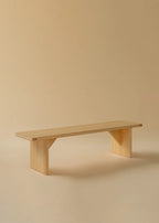 Vaarnii 012 Kolmio Bench ม้านั่งไม้ pine โครงสร้าง sandwich