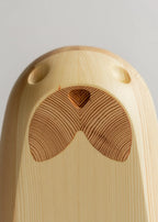Vaarnii 014 Norppa Rocking Toy ของเล่นโยกไม้ pine รูปทรงซีล