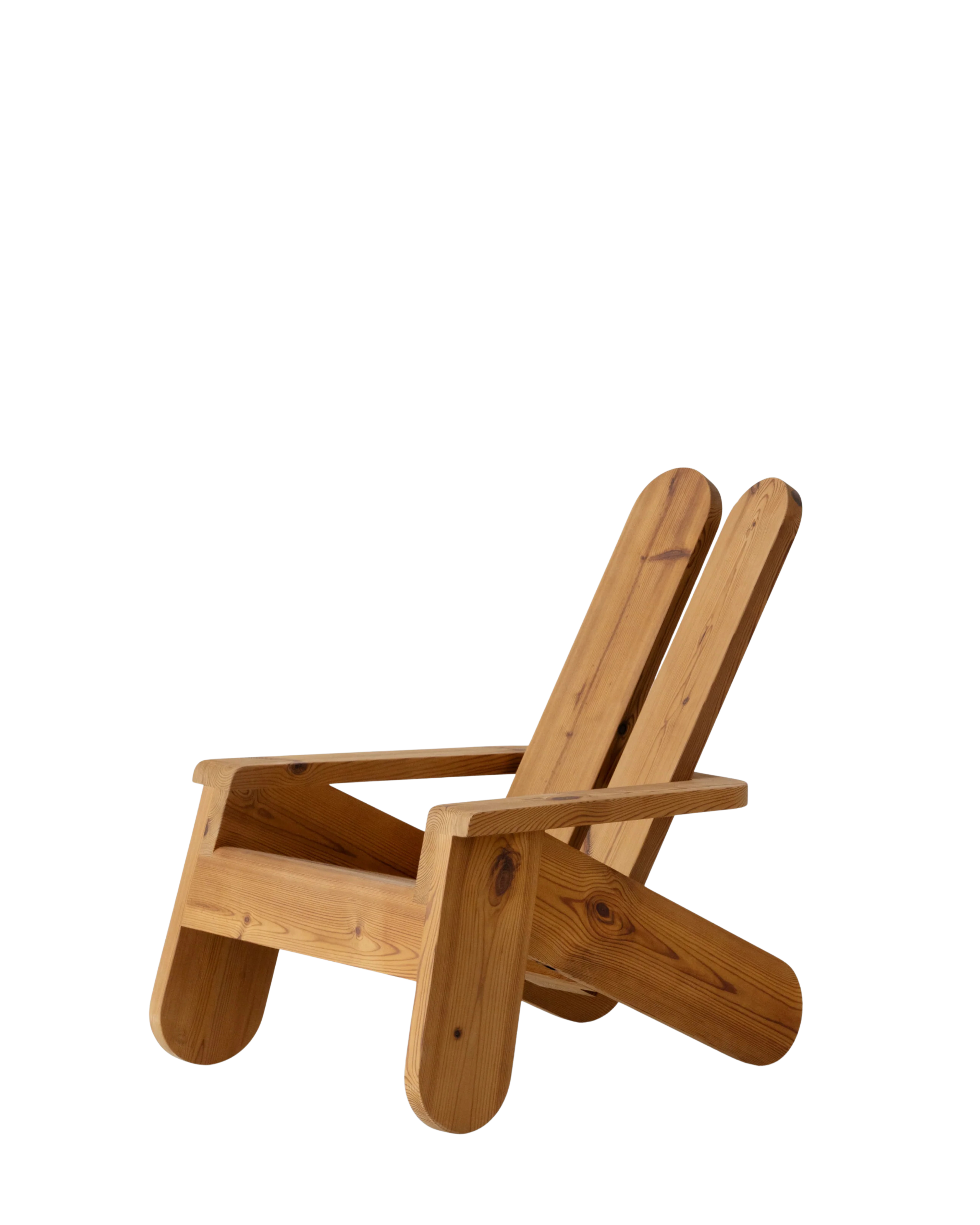 Vaarnii 015 Peace Outdoor Lounge Chair เก้าอี้ไม้ pine สำหรับใช้งานกลางแจ้ง พนักพิงสูง