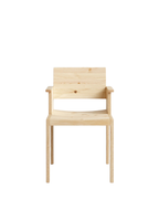 Vaarnii 016 Maasto Dining Armchair เก้าอี้ไม้ pine มีที่วางแขน โครงสร้างเรียบง่าย