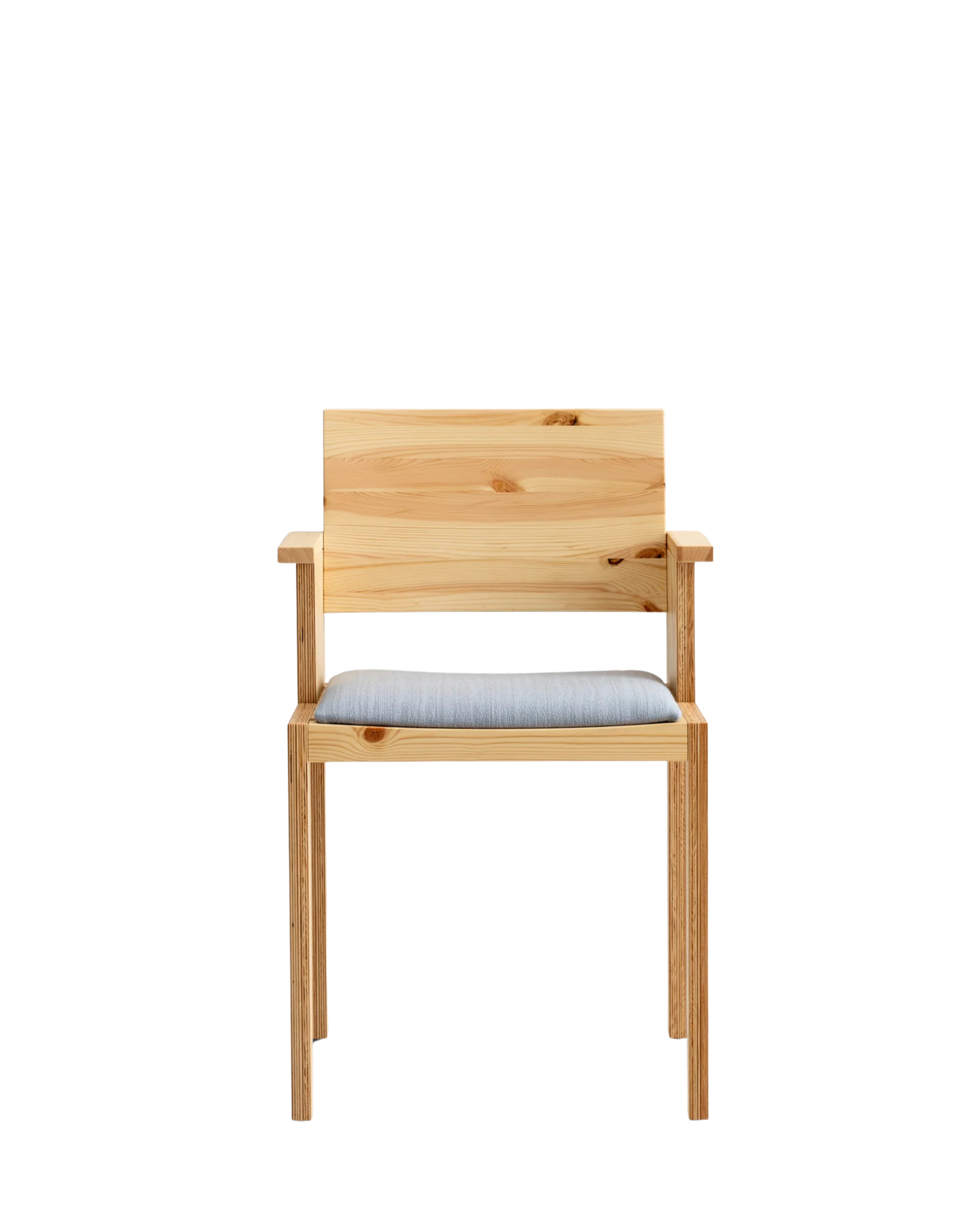 Vaarnii 016 Maasto Dining Armchair Upholstered เก้าอี้ไม้ pine มีที่วางแขนและเบาะ