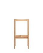 Vaarnii 016 Maasto Bar Stool สตูลไม้ pine โครงสร้างเรียบง่าย พร้อมที่วางเท้า copper