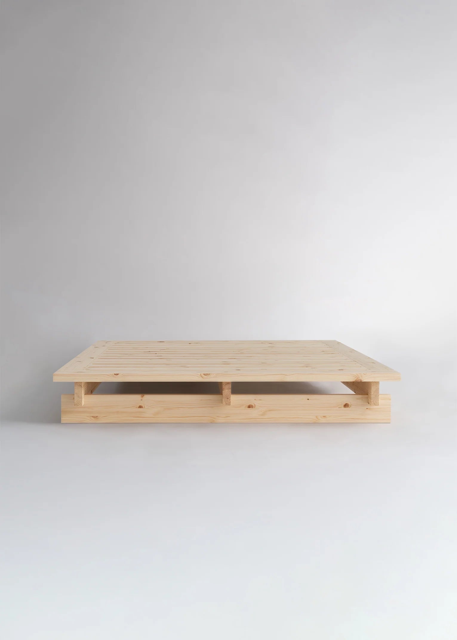 Vaarnii 017 Aamu Bed Frame โครงเตียงไม้ pine โครงสร้างประกอบแบบไม่ใช้สกรู