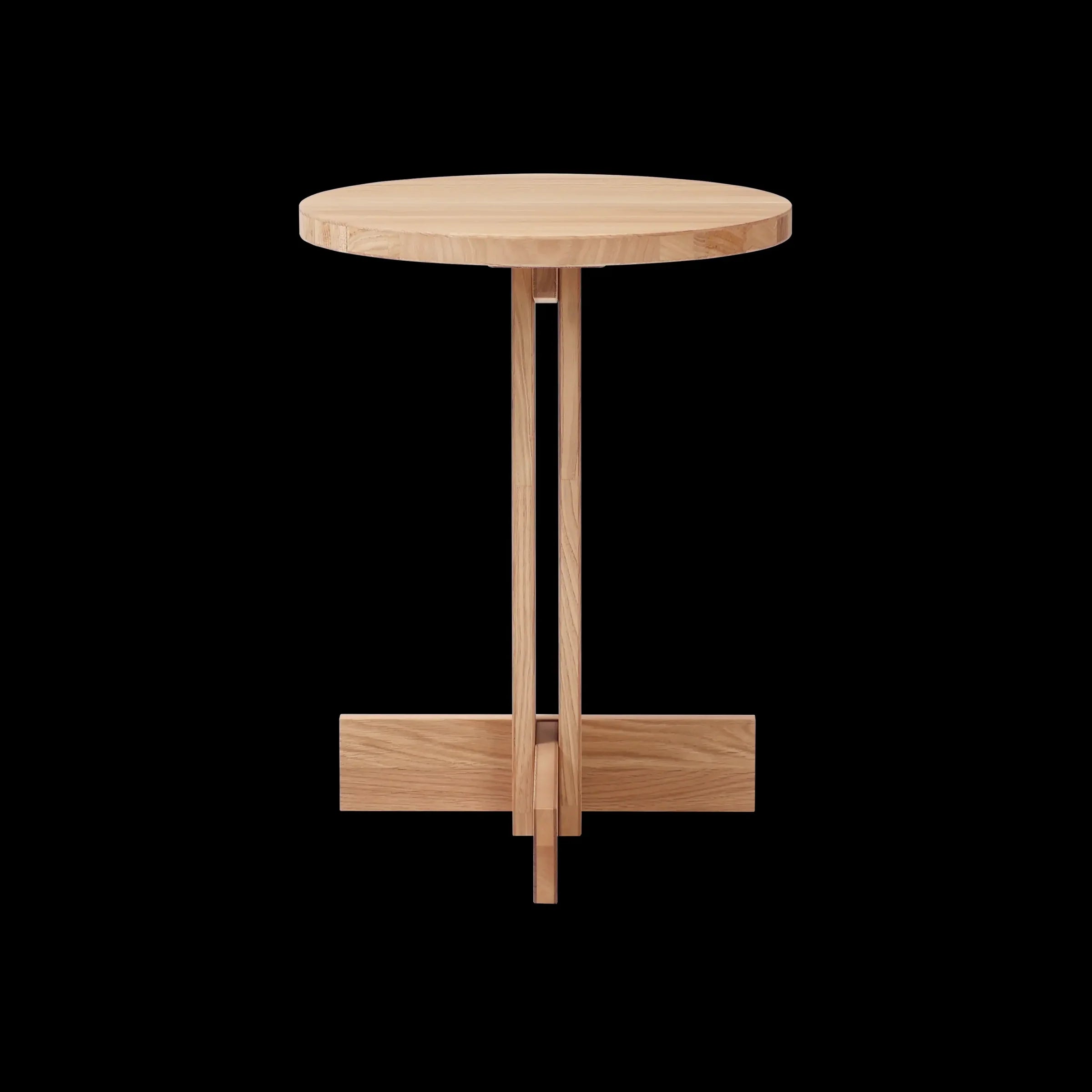 Ishinomaki Laboratory Tonbo Table โต๊ะข้างไม้ โครงสร้าง T-shaped frame ออกแบบโดย Keiji Ashizawa