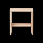 Ishinomaki Laboratory Stand Stool สตูลไม้มีร่องตรงกลางที่นั่ง ออกแบบโดย TORAFU ARCHITECTS