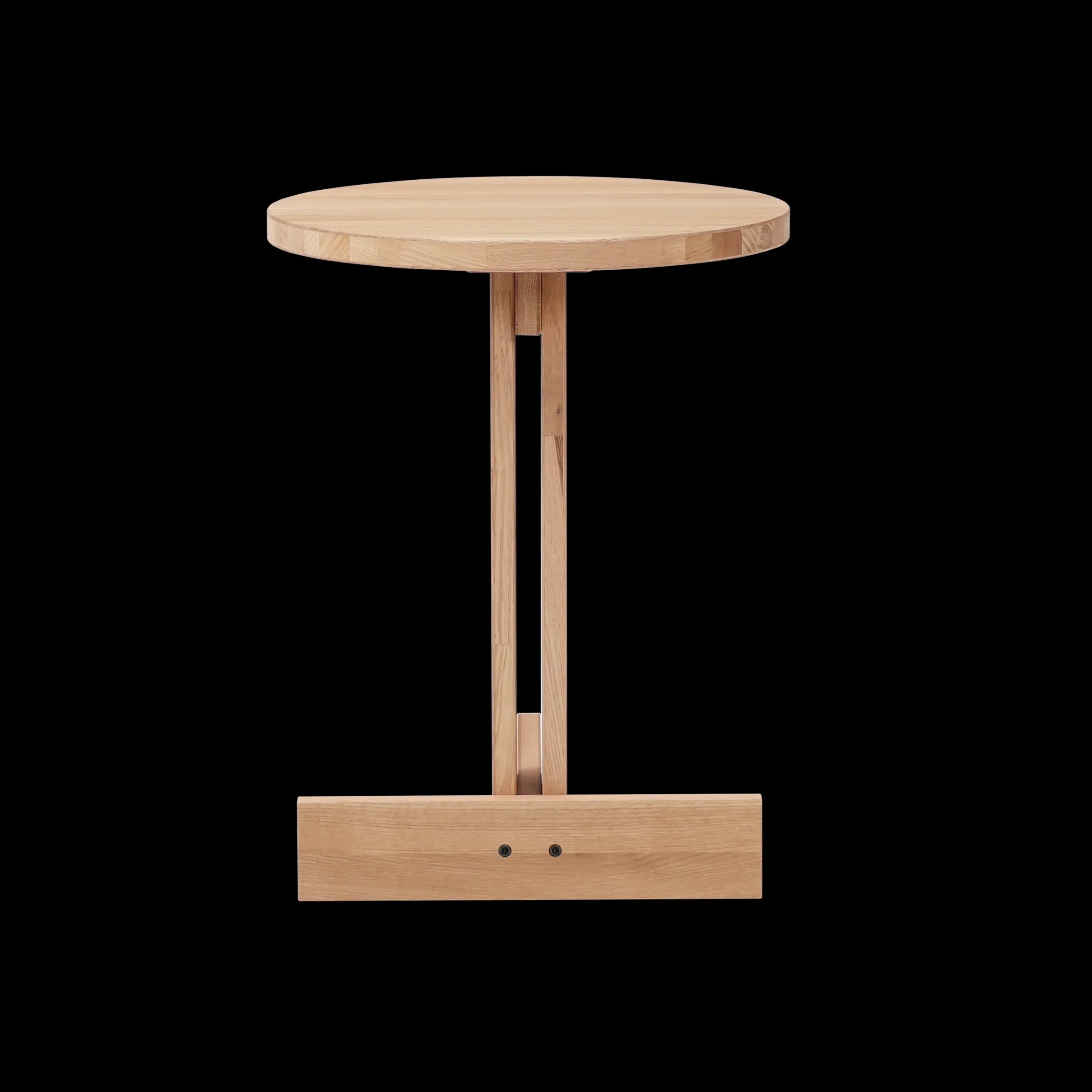 Ishinomaki Laboratory Tonbo Table โต๊ะข้างไม้ โครงสร้าง T-shaped frame ออกแบบโดย Keiji Ashizawa