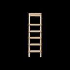 Ishinomaki Laboratory Shoes Shelf ชั้นวางรองเท้าไม้แบบพิงผนัง โครงสร้างไม้เรียบ ออกแบบโดย DRILL DESIGN
