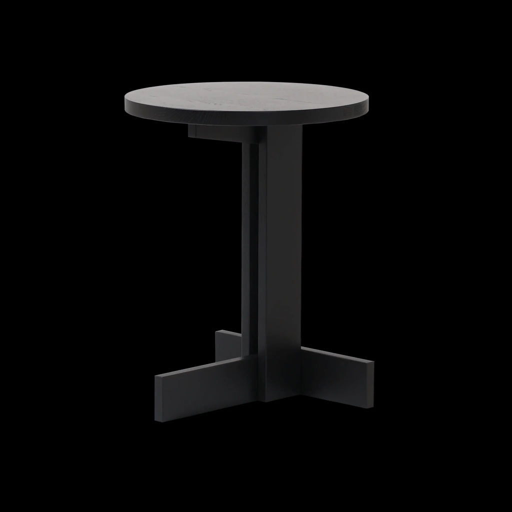Ishinomaki Laboratory Tonbo Table โต๊ะข้างไม้ โครงสร้าง T-shaped frame ออกแบบโดย Keiji Ashizawa