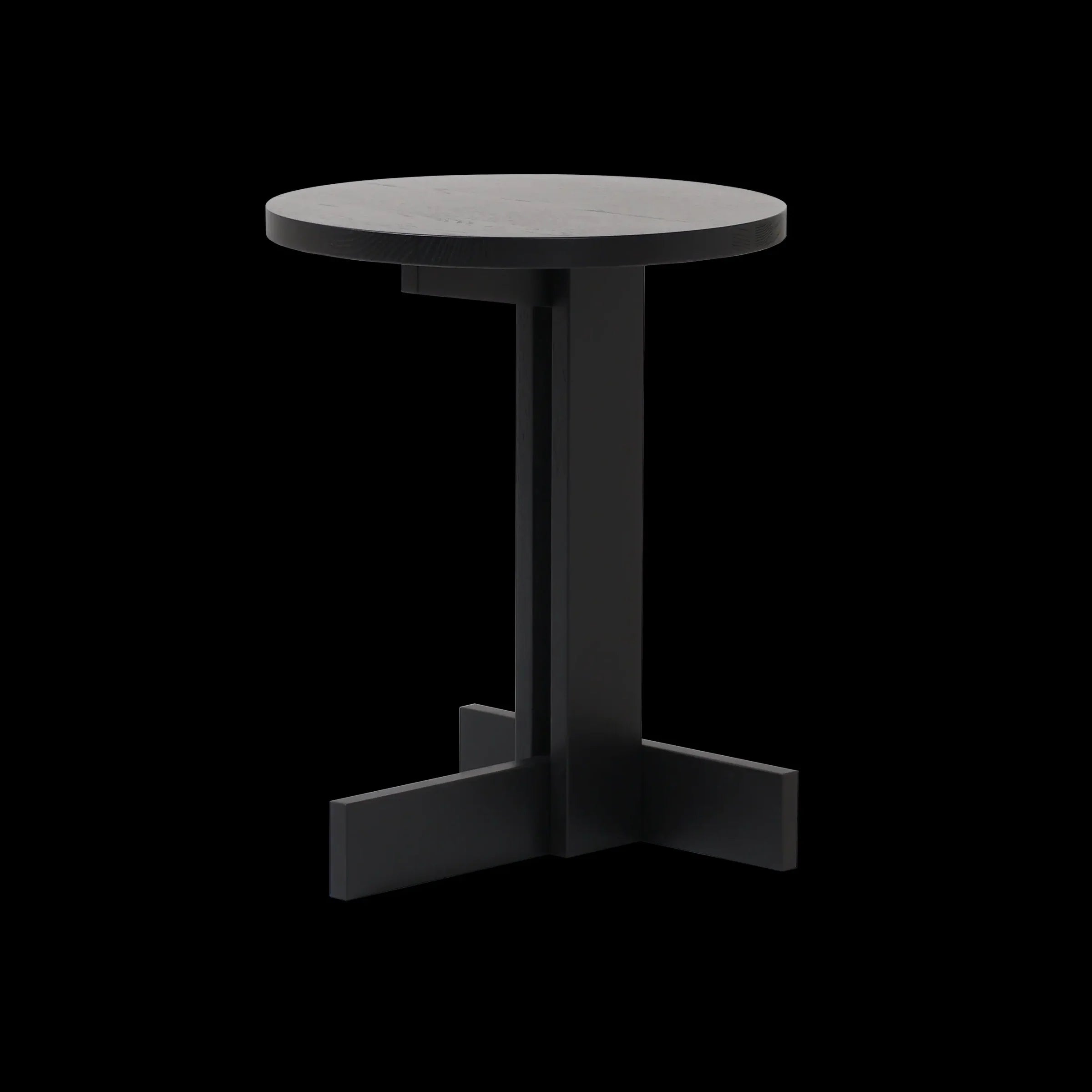 Ishinomaki Laboratory Tonbo Table โต๊ะข้างไม้ โครงสร้าง T-shaped frame ออกแบบโดย Keiji Ashizawa