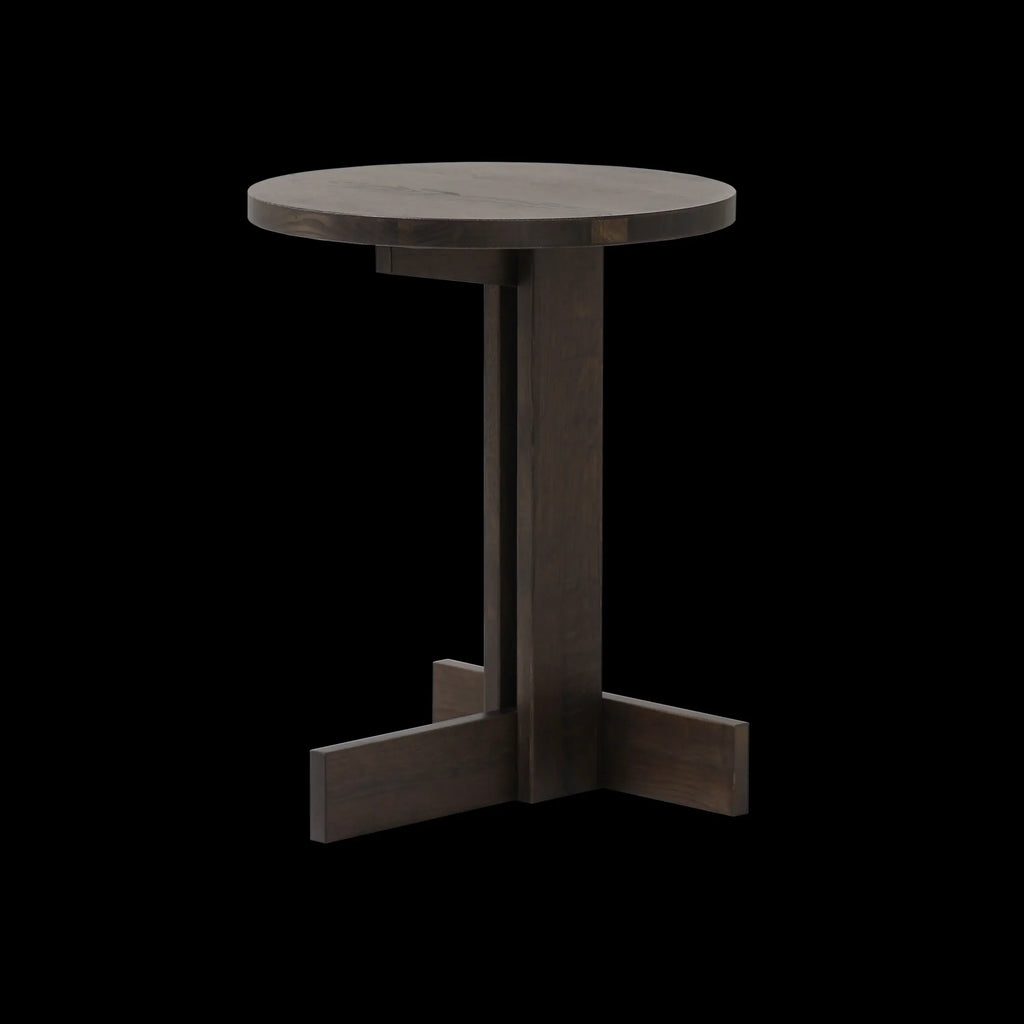 Ishinomaki Laboratory Tonbo Table โต๊ะข้างไม้ โครงสร้าง T-shaped frame ออกแบบโดย Keiji Ashizawa