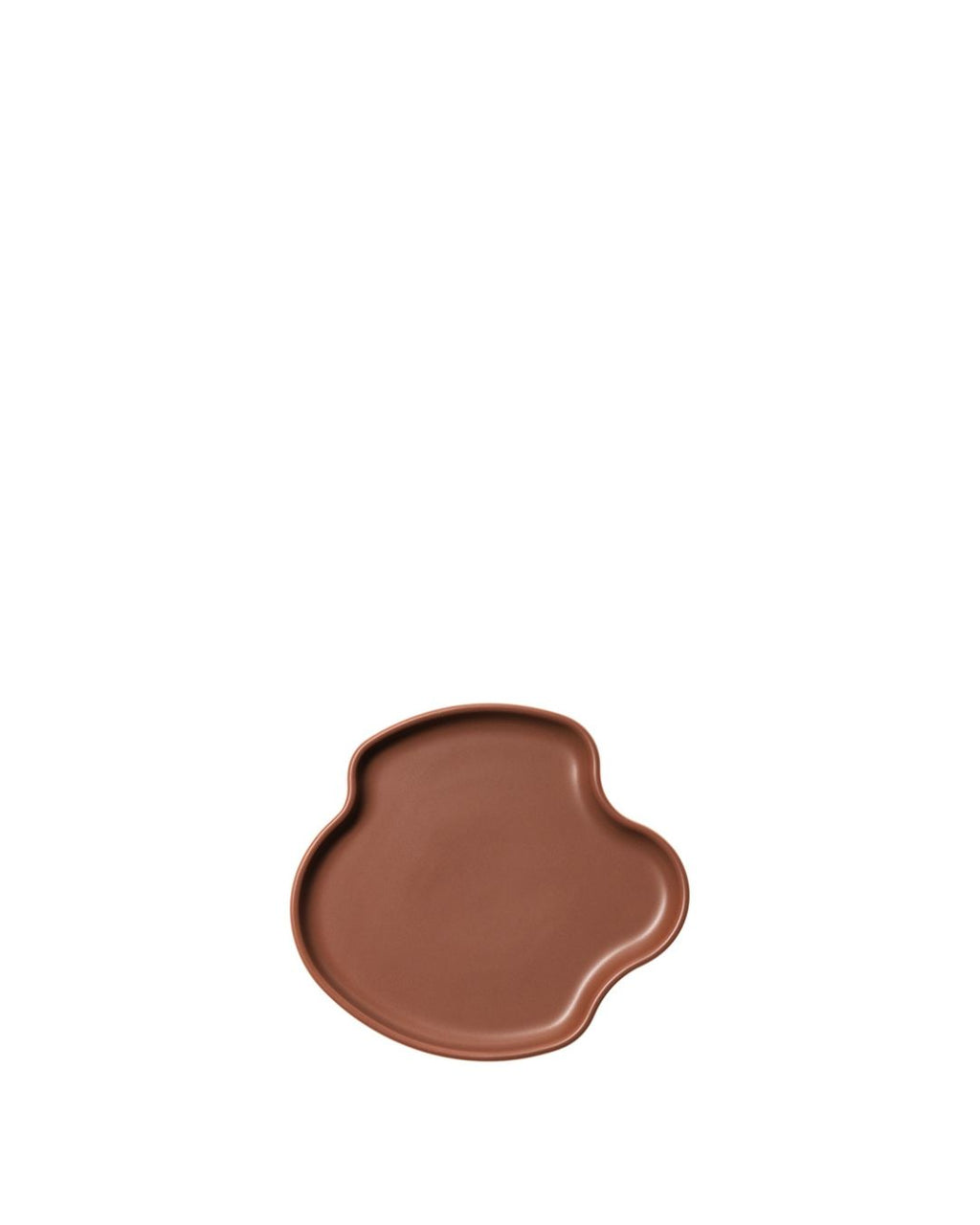 จานเสิร์ฟ Alvar Aalto จาก Iittala สี Fire รูปทรงออร์แกนิก