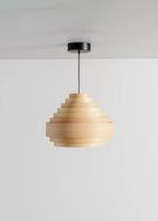 Vaarnii 1001 Hans Pendant 38 โคมไฟแขวนไม้ pine veneer ทรงวงซ้อน