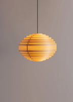 Vaarnii 1002 Hans Pendant 46 โคมไฟแขวนไม้ pine veneer ทรงวงซ้อน