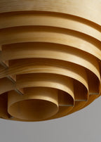 Vaarnii 1002 Hans Pendant 46 โคมไฟแขวนไม้ pine veneer ทรงวงซ้อน