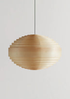 Vaarnii 1002 Hans Pendant XL 70 โคมไฟแขวนไม้ pine veneer ทรงวงซ้อน