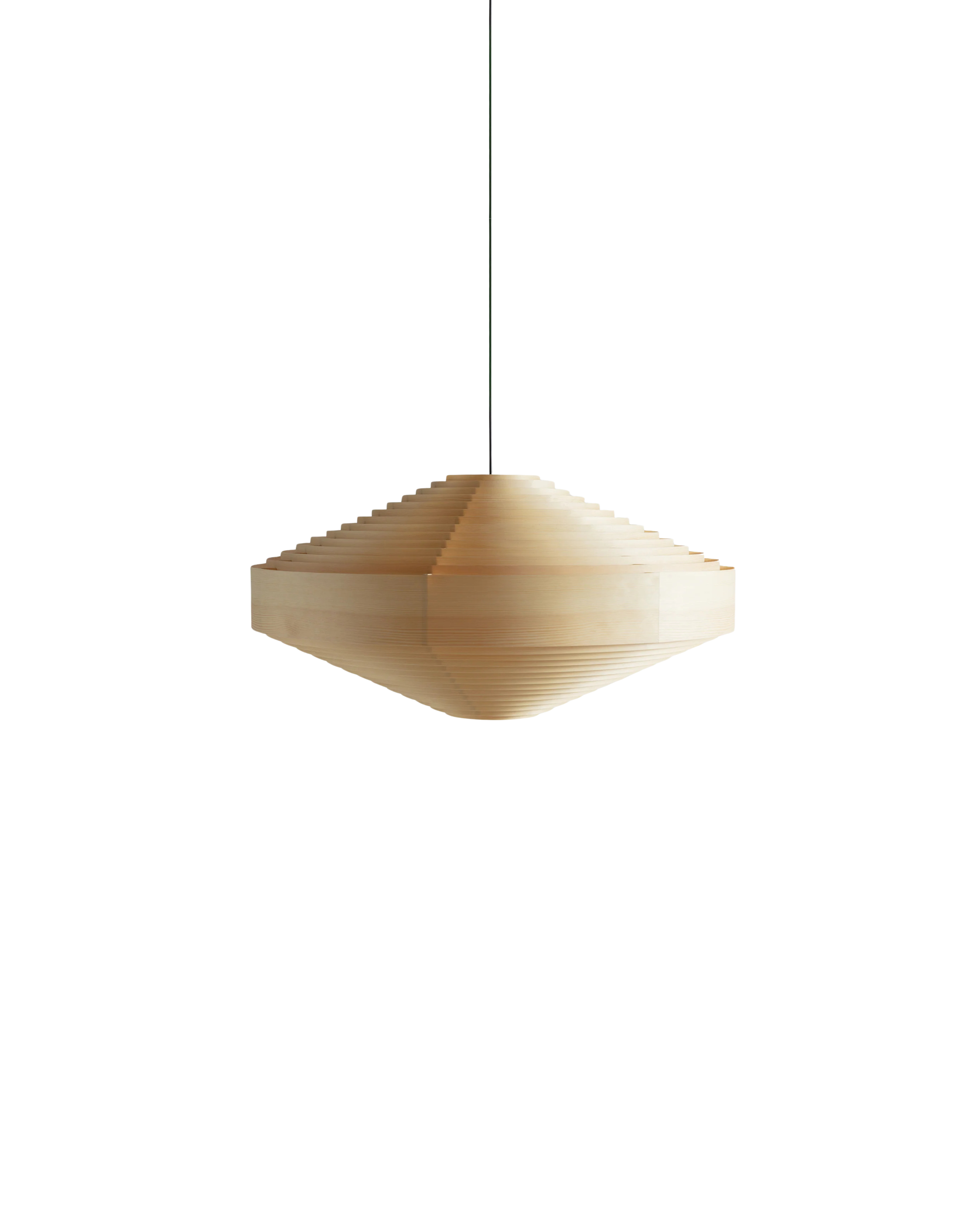 Vaarnii 1003 Hans Pendant XL 90 โคมไฟแขวนไม้ pine veneer ทรงวงซ้อน