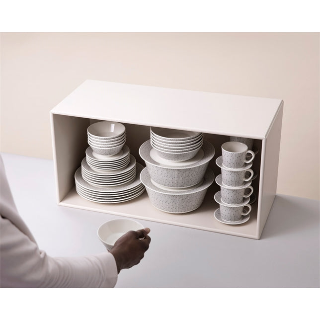 ชาม Mainio Sarastus จาก Arabia ขนาด 17 ซม. ลายกราฟิกขาวดำ สไตล์นอร์ดิก
