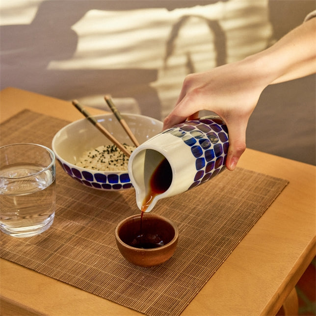 ชาม 24h Tuokio จาก Arabia ขนาด 16 ซม. ลายสีฟ้า ลายกราฟิกสไตล์นอร์ดิก