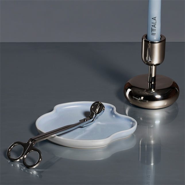 จานเสิร์ฟ Alvar Aalto จาก Iittala สี Water รูปทรงออร์แกนิก