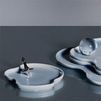 จานเสิร์ฟ Alvar Aalto จาก Iittala สี Water รูปทรงออร์แกนิก