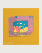 งานพิมพ์ศิลปะโดย Summerdojo โทนสีและรูปทรงแบบไซเคเดลิก เหมาะสำหรับตกแต่งพื้นที่ภายในบ้าน