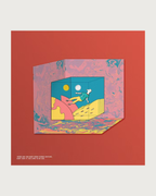 งานพิมพ์ศิลปะโดย Summerdojo โทนสีและรูปทรงแบบไซเคเดลิก เหมาะสำหรับตกแต่งพื้นที่ภายในบ้าน