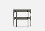 Utility Shelf ชั้นวางของไม้ oak สองระดับสำหรับจัดเก็บของใช้ในบ้าน ออกแบบโดย Rachael Heritage