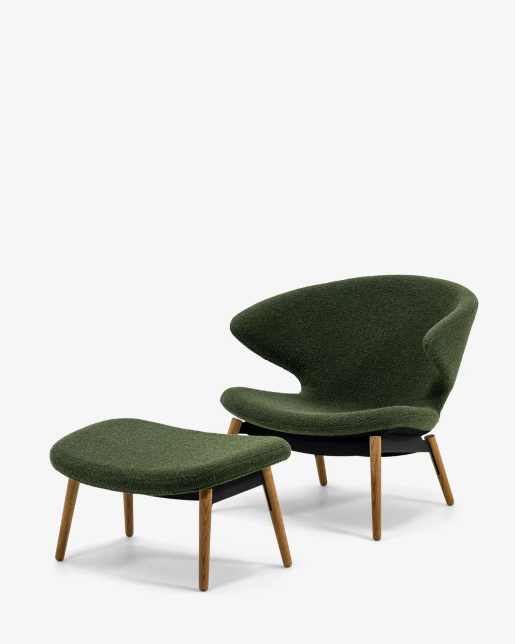 Case Furniture Ella Lounge Chair with Ottoman (Made to Order)
