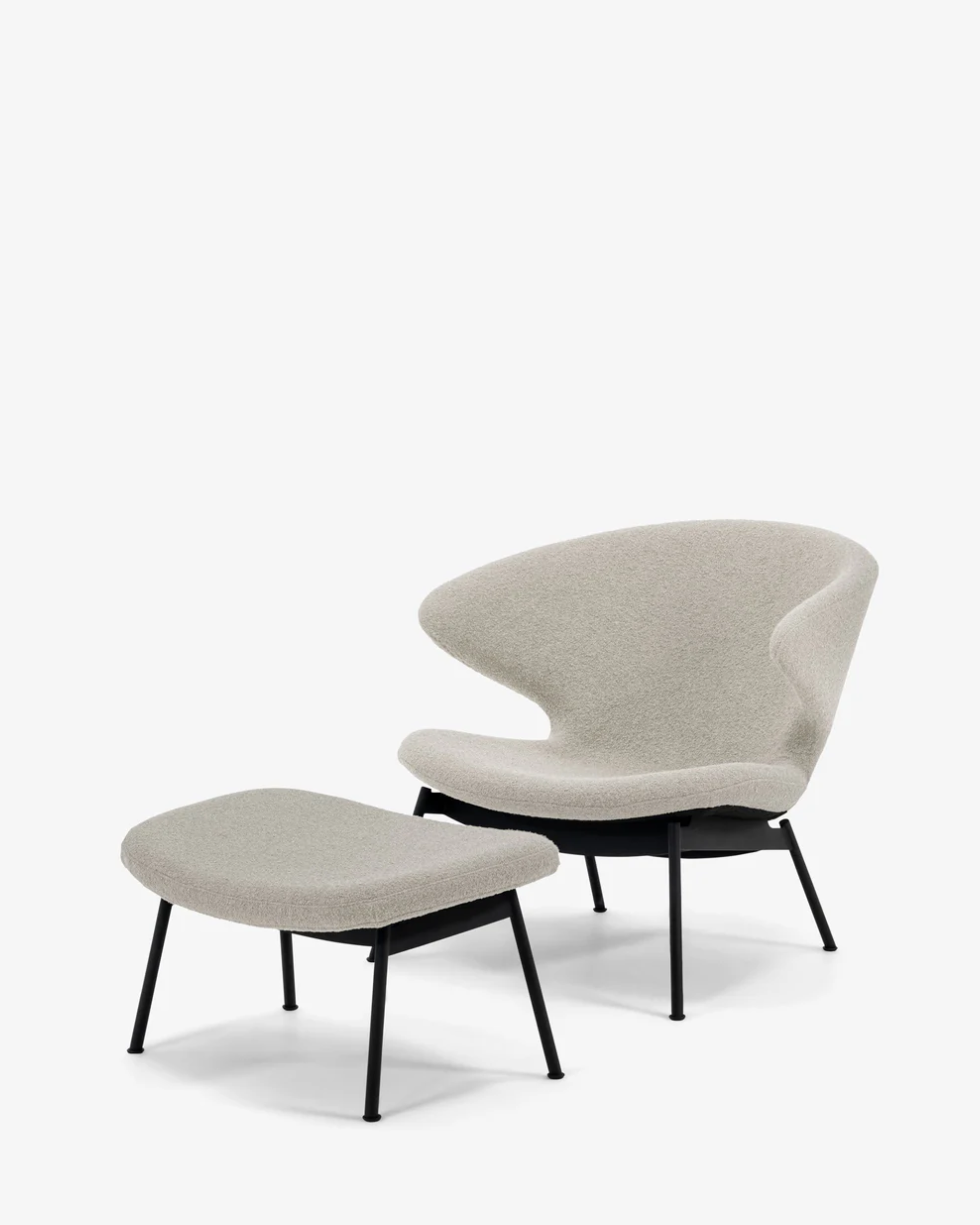 Case Furniture Ella Lounge Chair with Ottoman (Made to Order)