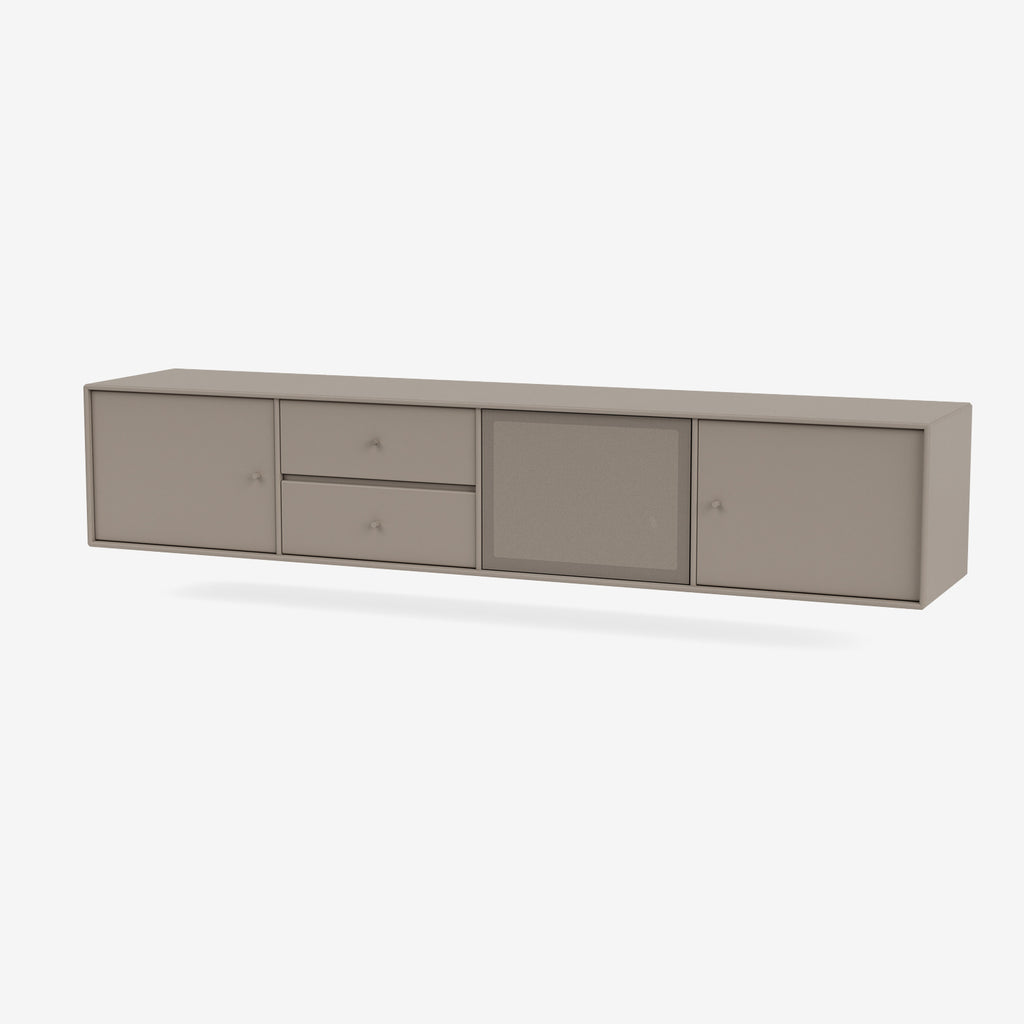 Montana TV Cabinet & Vinyl Storage