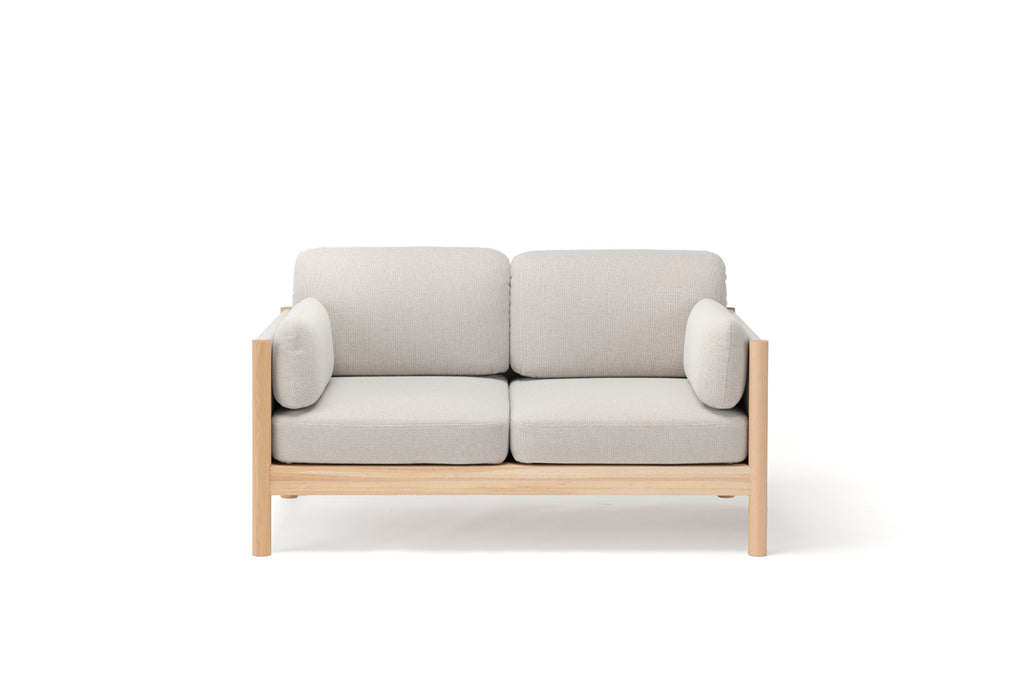Karimoku New Standard Castor Lobby Sofa Plus 2-Seater โซฟาไม้โอ๊คญี่ปุ่นดีไซน์มินิมอลโดย BIG-GAME