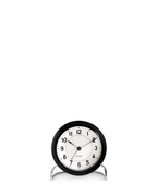 นาฬิกาตั้งโต๊ะ Arne Jacobsen Station Table Clock ดีไซน์มินิมอลคลาสสิก หน้าปัดกราฟิกอ่านง่าย ฐานโลหะโค้งแบบไอคอนิก จัดจำหน่ายโดย Old Pine Trees