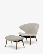 Case Furniture Ella Lounge Chair with Ottoman (Made to Order)