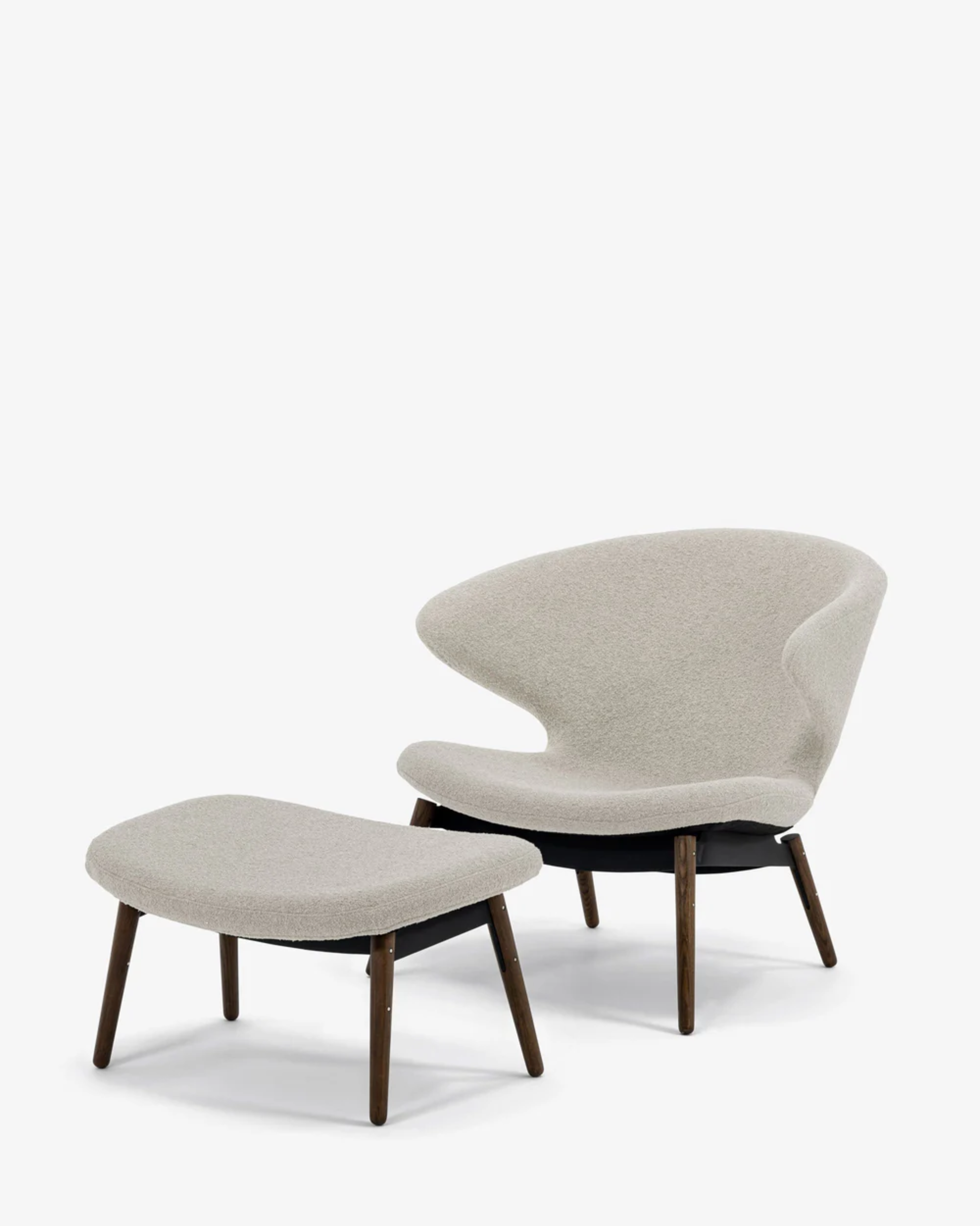 Case Furniture Ella Lounge Chair with Ottoman (Made to Order)