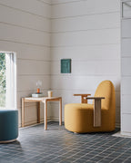 Karimoku New Standard Castor Low Table 50 โต๊ะไม้โอ๊คทรงเตี้ยดีไซน์เรียบ