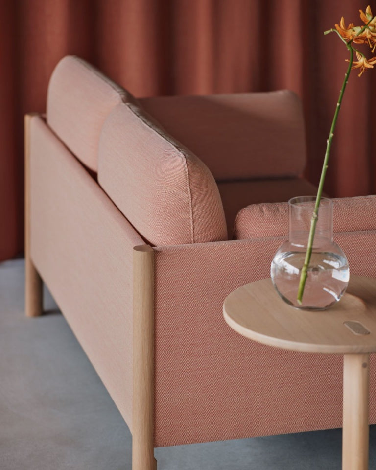 Karimoku New Standard Castor Lobby Sofa Plus 2-Seater โซฟาไม้โอ๊คญี่ปุ่นดีไซน์มินิมอลโดย BIG-GAME