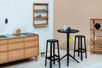 Karimoku New Standard Archive Barstool High สตูลบาร์ไม้โอ๊คดีไซน์มินิมอล ออกแบบโดย Christian Haas