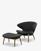 Case Furniture Ella Lounge Chair with Ottoman (Made to Order)