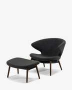 Case Furniture Ella Lounge Chair with Ottoman (Made to Order)