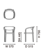 เก้าอี้ Karimoku New Standard Chesa Chair Pad เก้าอี้ไม้โอ๊คญี่ปุ่นดีไซน์มินิมอล Scandinavian เหมาะสำหรับโต๊ะอาหาร ห้องประชุม และพื้นที่ใช้งานภายในบ้าน