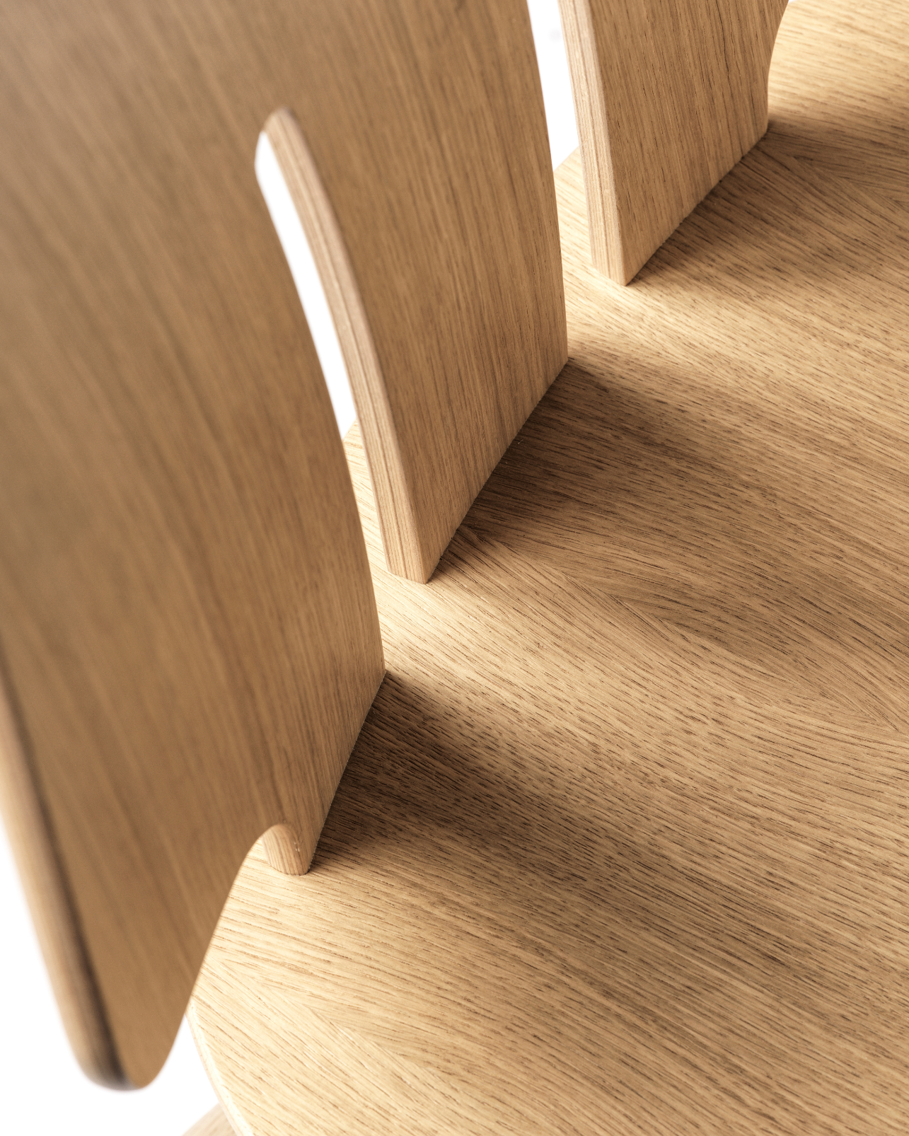 FDB Møbler J67 Chair โดย Ejvind A. Johansson ไม้โอ๊กสีธรรมชาติ พนักพิง signature ดีไซน์ปี 1957 เคลือบ lacquered water-based