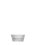 ชามแก้ว Kastehelmi จาก Iittala ลวดลายหยดน้ำ ดีไซน์โดย Oiva Toikka