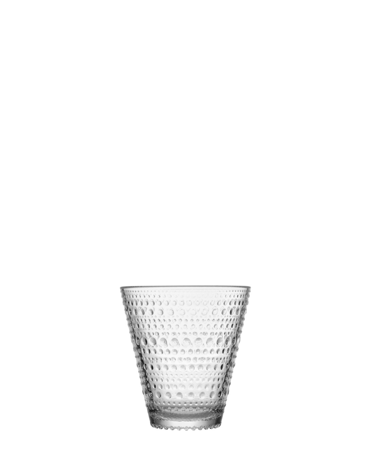แก้วน้ำ Kastehelmi จาก Iittala ลวดลายหยดน้ำ สไตล์นอร์ดิก ดีไซน์โดย Oiva Toikka นำเข้าโดย Old Pine Trees