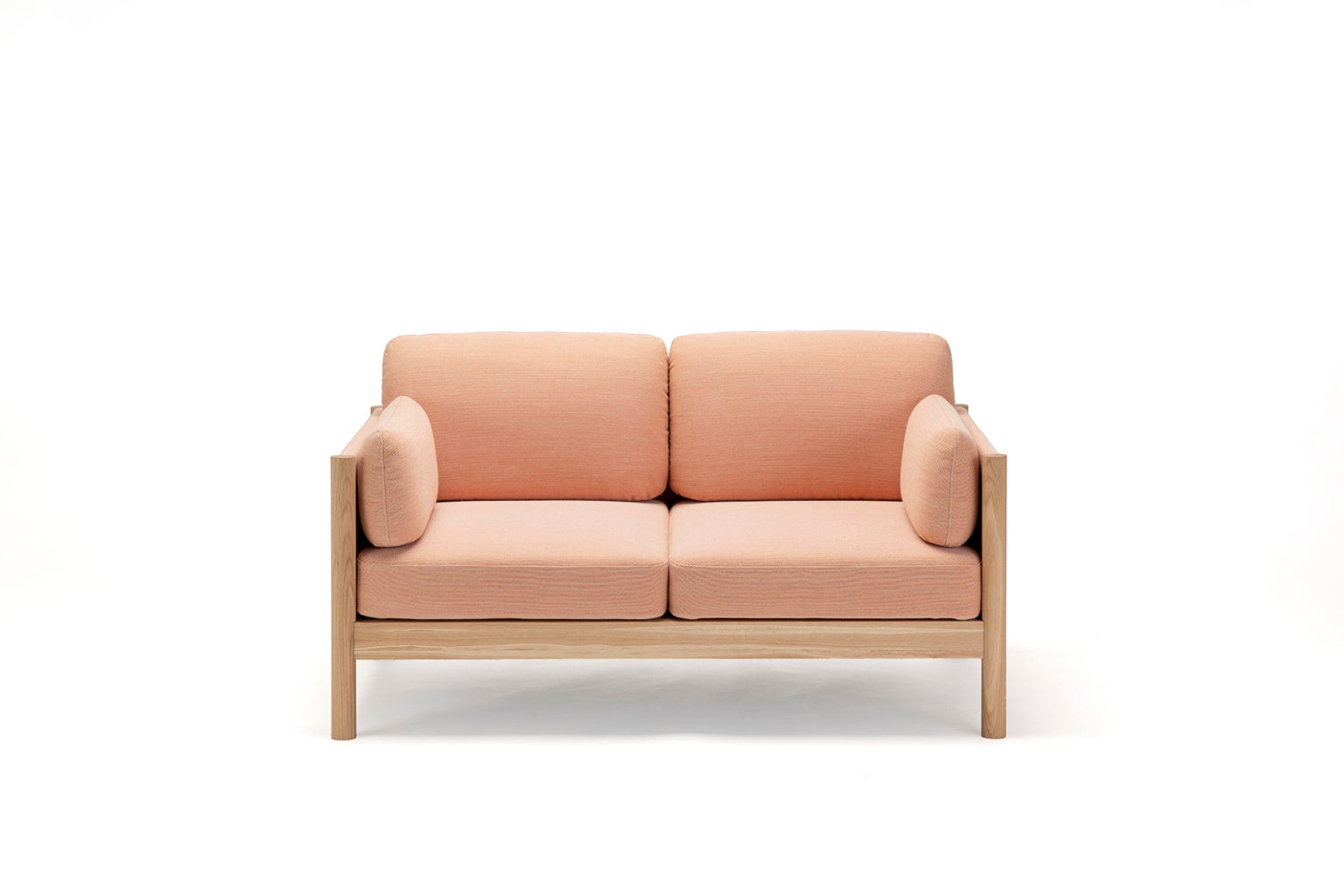 Karimoku New Standard Castor Lobby Sofa Plus 2-Seater โซฟาไม้โอ๊คญี่ปุ่นดีไซน์มินิมอลโดย BIG-GAME