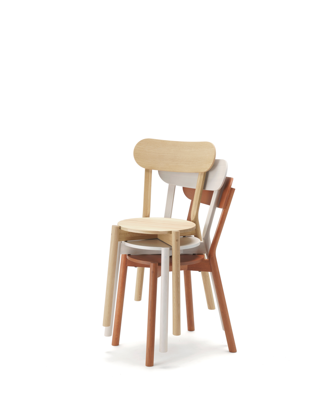 เก้าอี้ Karimoku New Standard Castor Chair เก้าอี้ไม้โอ๊คญี่ปุ่นดีไซน์มินิมอล Scandinavian น้ำหนักเบา ซ้อนเก็บได้ เหมาะสำหรับโต๊ะอาหาร คาเฟ่ และพื้นที่ใช้งานภายในบ้าน