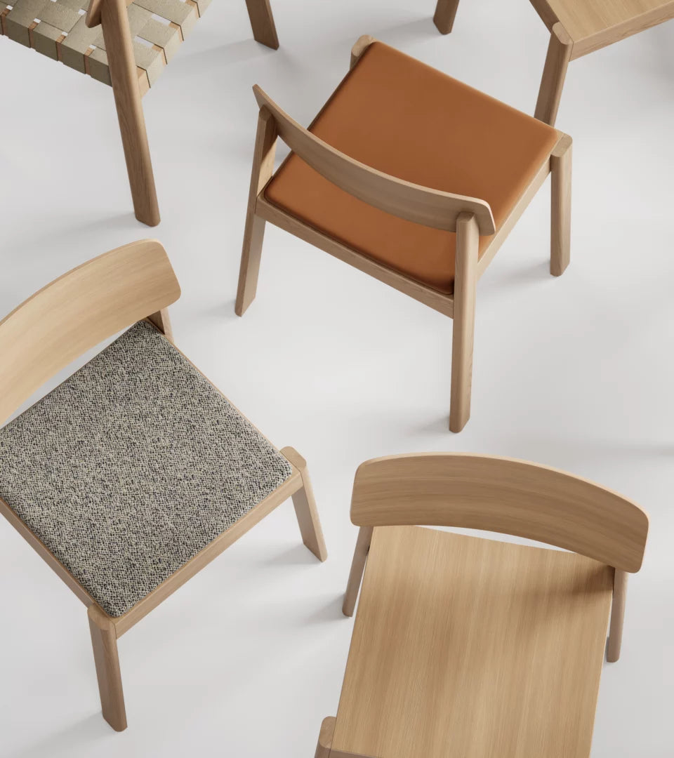 TAKT Forma Chair เก้าอี้ไม้โอ๊ค stackable dining chair ดีไซน์มินิมอล