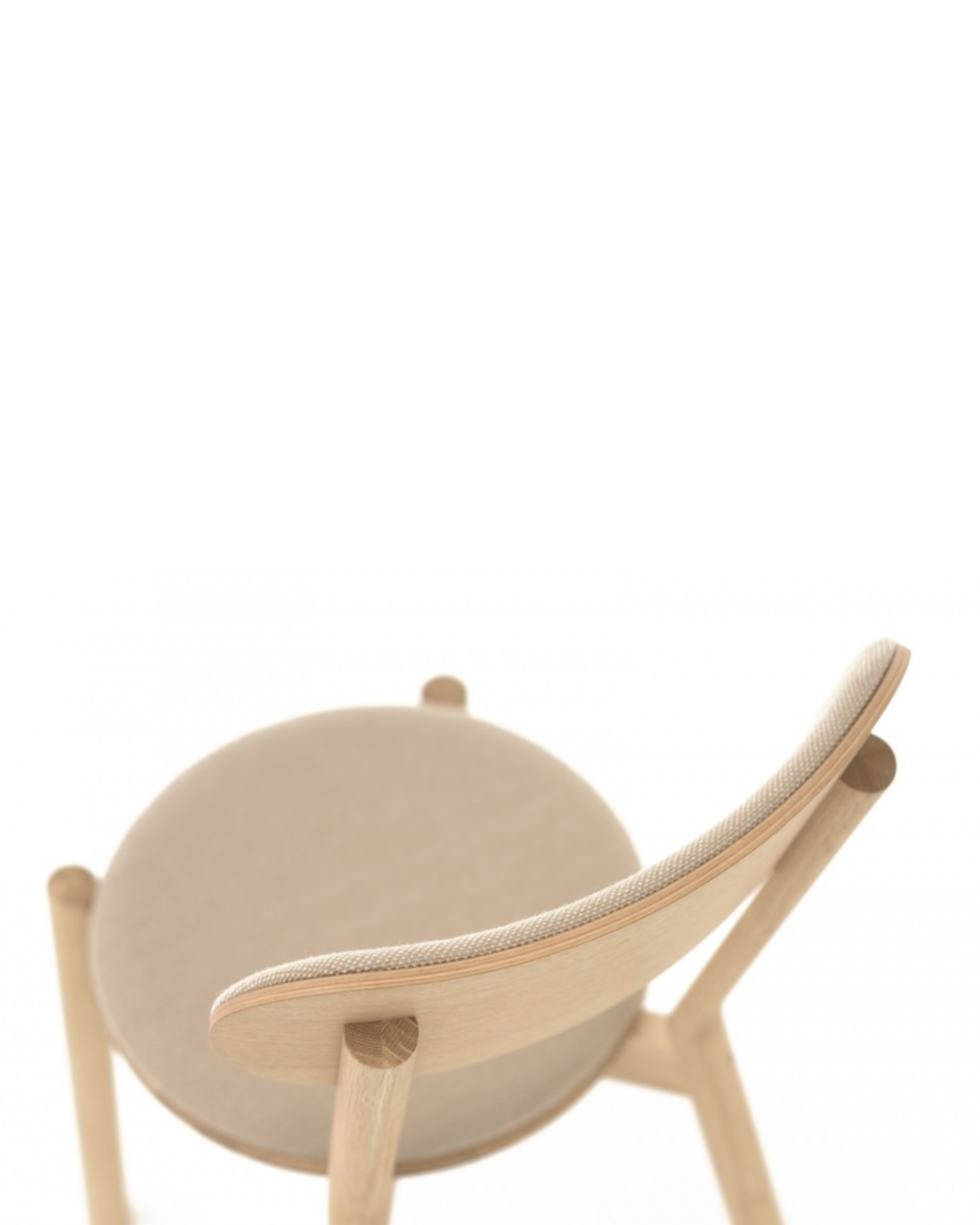 เก้าอี้ Karimoku New Standard Castor Chair Pad เก้าอี้ไม้โอ๊คญี่ปุ่นดีไซน์มินิมอล Scandinavian พร้อมเบาะนั่งและพนักพิง เหมาะสำหรับโต๊ะอาหาร ห้องประชุม และพื้นที่ใช้งานภายในบ้าน