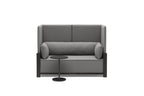 Karimoku New Standard Fence Sofa 2-Seater โซฟาพนักพิงสูงโครงไม้โอ๊คเบาะบุผ้า ออกแบบโดย Geckeler Michels